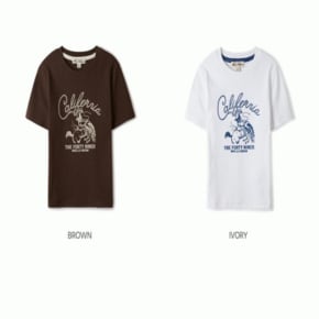 여성 카우보이 골지 크롭 반팔/ Cowboy Ribbed Crop T-Shirt_A WHRPE3723F