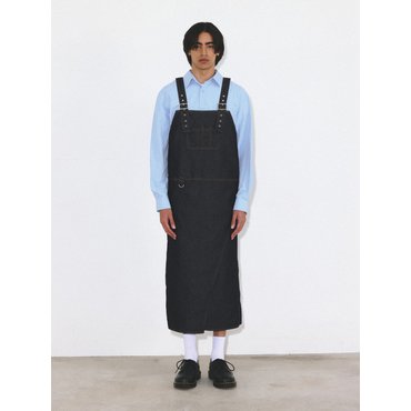 바카 CARGO INDIGO DENIM WORK DRESS(APRON)