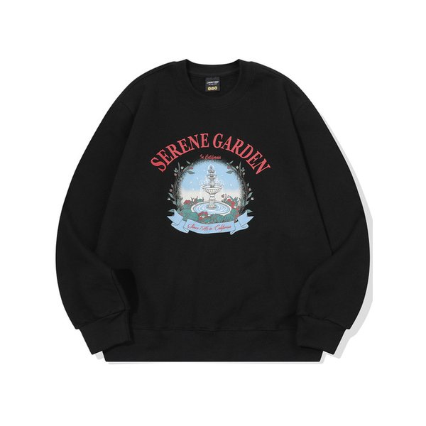 세렌가든 스웨트셔츠 블랙