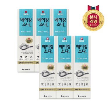 엘지생활건강 페리오 베이킹소다 플러스 치약 100g*3 x 2개