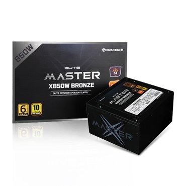 아이코다 몬스타기어 가츠 MASTERX X850W 80PLUS 브론즈 ATX3.1 파워 블랙