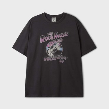 후아유 Rock Music T-shirt WHRPF3792U