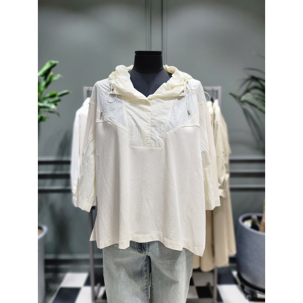 [여주점] 루즈핏 후드넥 아노락 티셔츠(SATS09141)