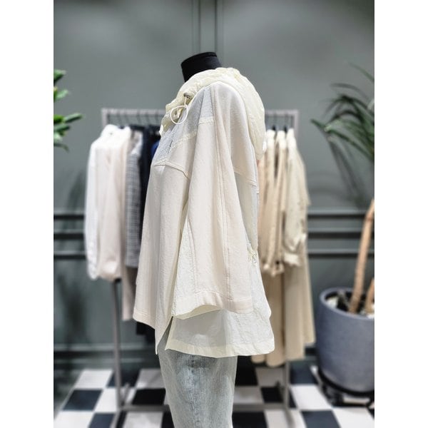 [여주점] 루즈핏 후드넥 아노락 티셔츠(SATS09141)