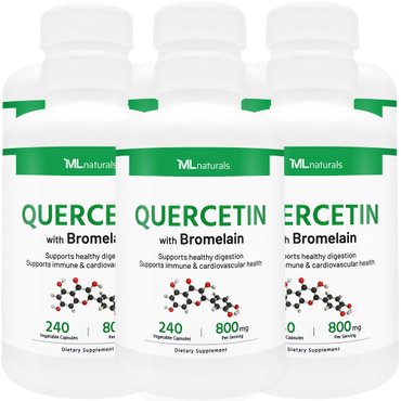 마이라이프내추럴스 신제품! 6병 마이라이프 내추럴스 퀘르세틴 with 브로멜라인 800mg 240야채캡슐