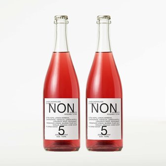  NON 5 레몬 마말레이드 히비스커스 LEMON Marmalade & Hibiscus 무알콜 와인 750ml 2병