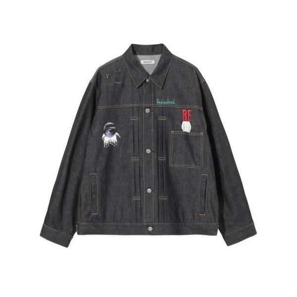 확대된 대표 언더커버 셔츠 UP1F4206 INDIGO DENIM BLUE