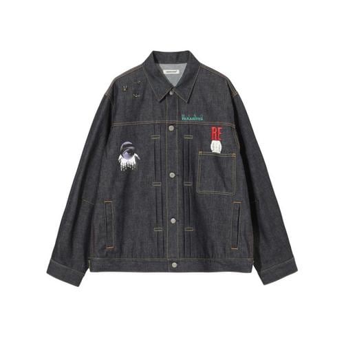 언더커버 셔츠 UP1F4206 INDIGO DENIM BLUE