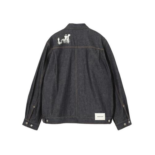언더커버 셔츠 UP1F4206 INDIGO DENIM BLUE