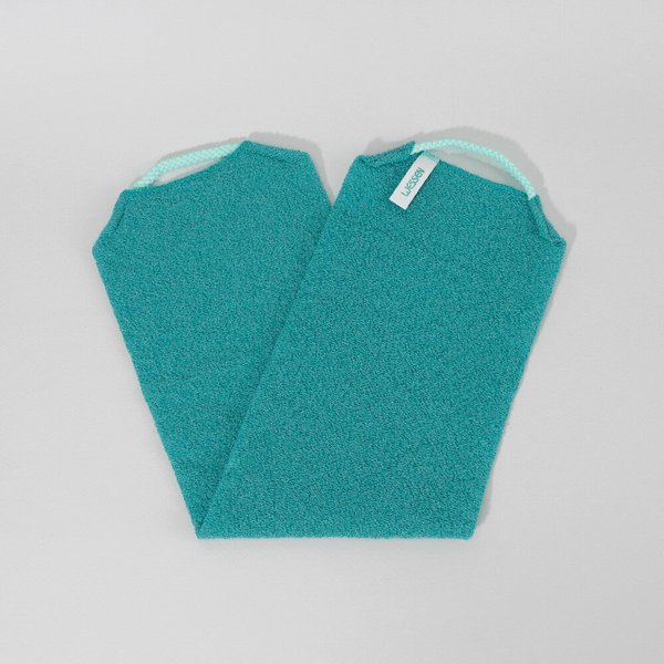 뱀부 손잡이 롱 샤워타올 민트