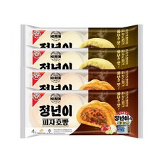 정년이 기린호빵(4입) 팥1+야채1+피자1+옥수수1 총4봉