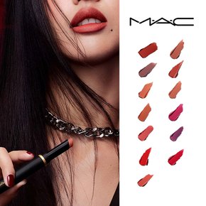 맥 MAC 메이크업 립스틱 파우더 키스 벨벳 블러 슬림 모이스처라이징 매트 화장품 13컬러