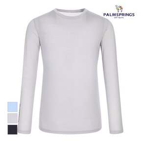 남성 라운드넥 나일론 혼방 티셔츠_STRM232172