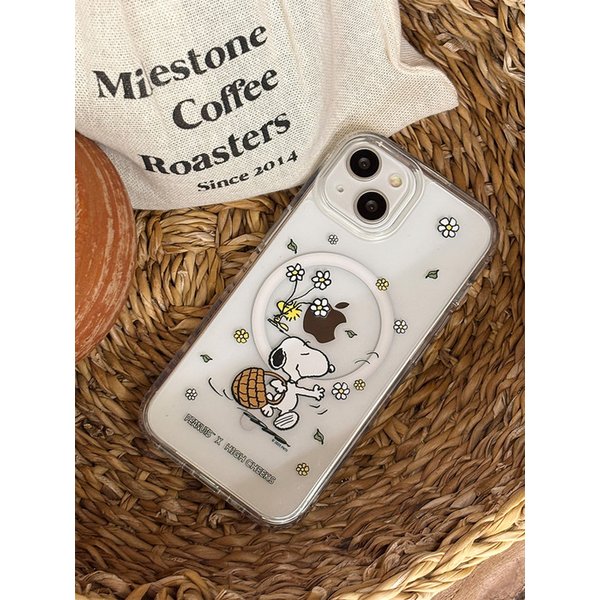 Falling petals magsafe gel hard phone case_HC2599HP002O