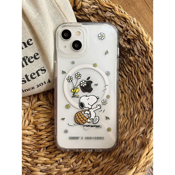 Falling petals magsafe gel hard phone case_HC2599HP002O