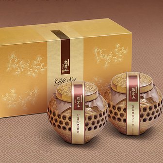 자연두레 자연송이 산삼배양근세트 4호 (보자기 포장 + 쇼핑백 동봉)