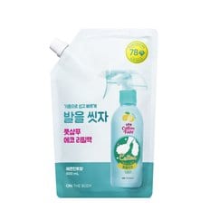 온)코튼풋 발을씻자 코튼풋샴푸 레몬향 500ml리필