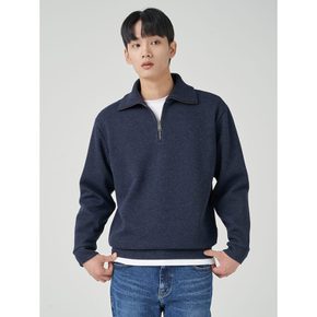 *19%적립*[30%OFF]울 니트라이크 윙 칼라 하프 집업 티셔츠  네이비 (BC3941C23R)