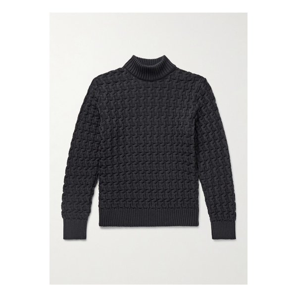 스타크 슬림핏 케이블 니트 울 스웨터 46376663162918474