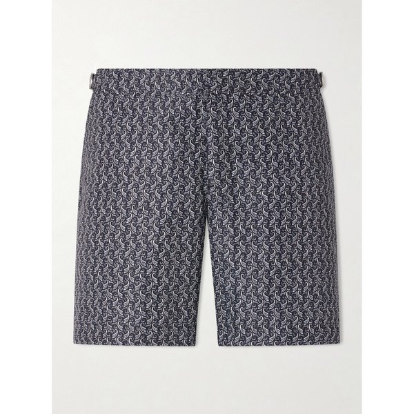 불독 페이트 스트레이트 레그 미드 렝스 프린트 스윔 쇼츠 46376663163008270