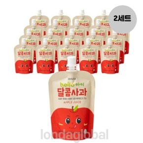 아올다 헬로아이 달콤사과 어린이 주스 100ml 40개