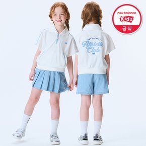 PLAY DENIM_카라 반팔 아동 데님코츠 셋업 NK9YF2502G