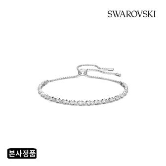 스와로브스키 [본사정품/쇼핑백증정] Subtle Trilogy 로듐 팔찌 M 5465384