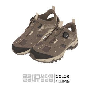 남성 사계절 일상 또는 계곡에서 착용하는 다이얼 트레이닝샌들 KXM1407M 드레인
