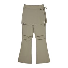 `[골라] 여성 ATHLETIC COVER-UP BOOTS CUT LEGGINGS [KHAKI]