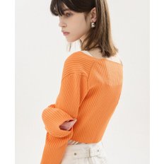 쥬크 체인 크롭 가디건/Z252KSL014
