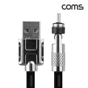 Coms in 마그네틱 멀티케이블 USB to C타입 마이크로 micro 자석 3 1 1M 5핀 5Pin