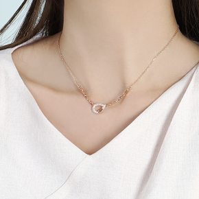 [rorojewelry]누아르 헤일로 / 18k 목걸이