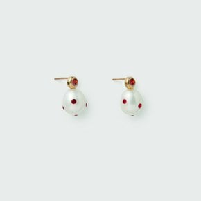 Ruby Bonbons, 14K Gold (EL044)