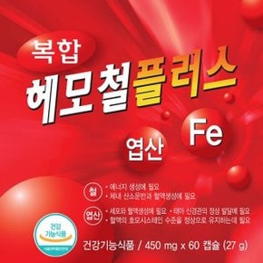 복합 헤모철플러스 2개월 철분 엽산 철분제 헤모철 2개월