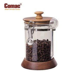 나무/아크릴 밀폐 커피보관용기 750ml (A1)[원두보관용기,원두보관통,원두보관]