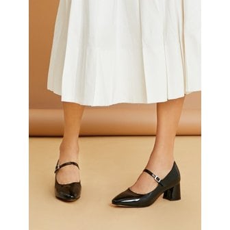 브리아나 Mary Jane Pumps_Black Patent