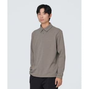 스노우피크 폴로 긴팔 티셔츠 (S24FMTPS10) Dark Khaki