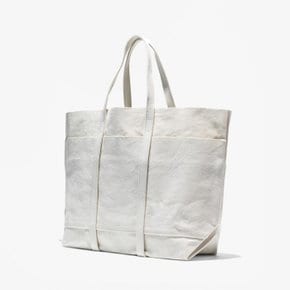 [AMIACALVA]아미아칼바 워시드 캔버스/WASHED CANVAS 6POCKETS TOTE (M) WHITE/ACD1M80005A00