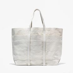 [AMIACALVA]아미아칼바 워시드 캔버스/WASHED CANVAS 6POCKETS TOTE (M) WHITE/ACD1M80005A00