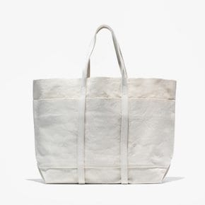 [AMIACALVA]아미아칼바 워시드 캔버스/WASHED CANVAS 6POCKETS TOTE (M) WHITE/ACD1M80005A00