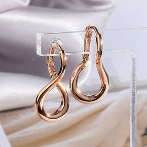 원터치 링 웨이브 귀걸이 볼륨 볼드 30대 여자 친구 선물 14K 18K