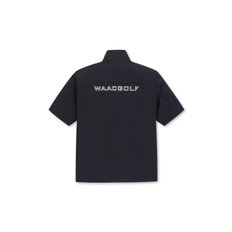 WAAC(왁골프)Men Light-weight Packable Short Sleeves Anorak_WMVAM24300BKX