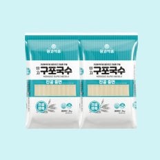 인정식탁 [몽고식품] 몽고구포국수 중면 3kg x 2개