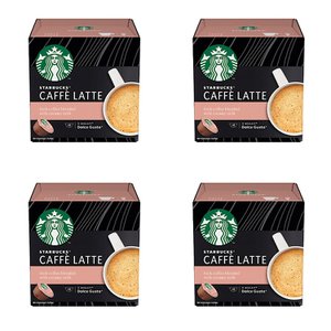  스타벅스 카페라떼 캡슐커피 돌체구스토 호환 Starbucks Caffe Latte 12개입 4개