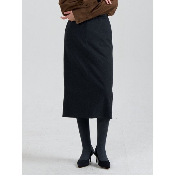 H-line Midi Skirt_2color