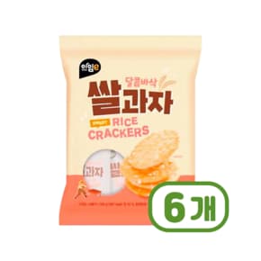 아임이 달콤바삭 쌀과자 스낵간식 100g x 6개