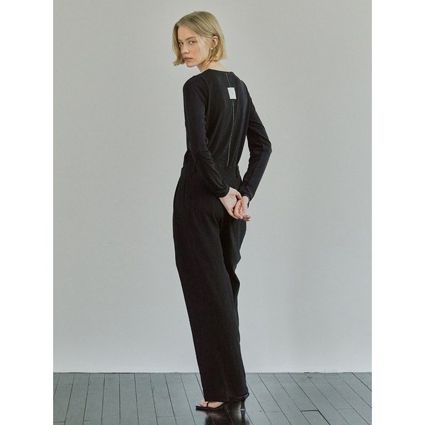 SEERSUCKER TROUSERS / BLACK