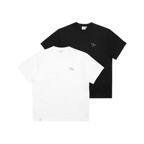 엔젤 쿨코튼 2PACK 반팔 티셔츠 - MIX / Z252UST011