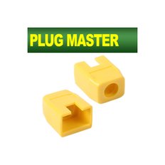 [NM-SR003Y(낱개)] PLUG MASTER NM-SR003Y RJ-45 각부트(6Ø/옐로우/낱개)