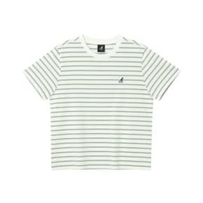 우먼스 에센셜 스트라이프 티셔츠 2767 민트